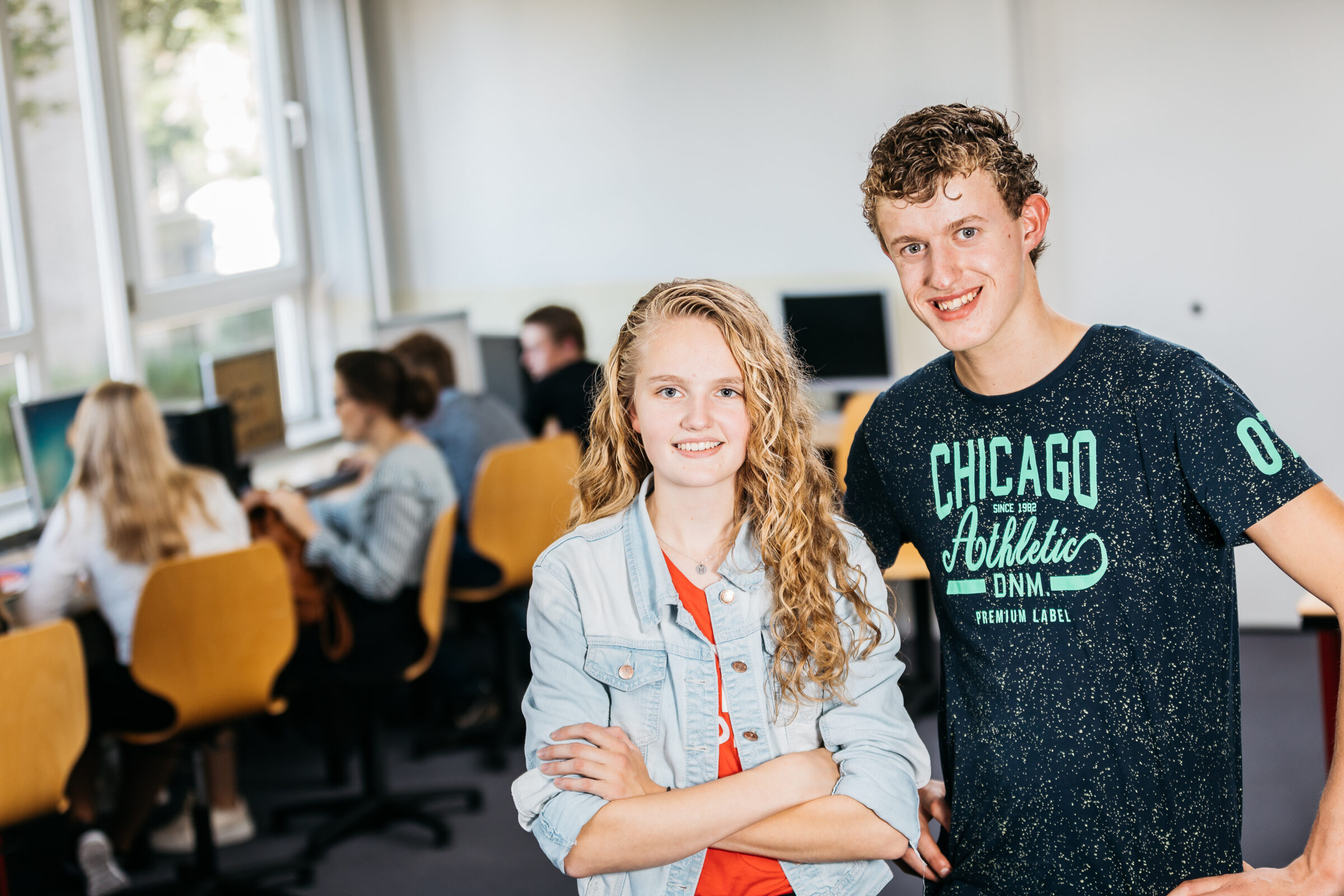 Studenten van de opleiding Ondernemer retail