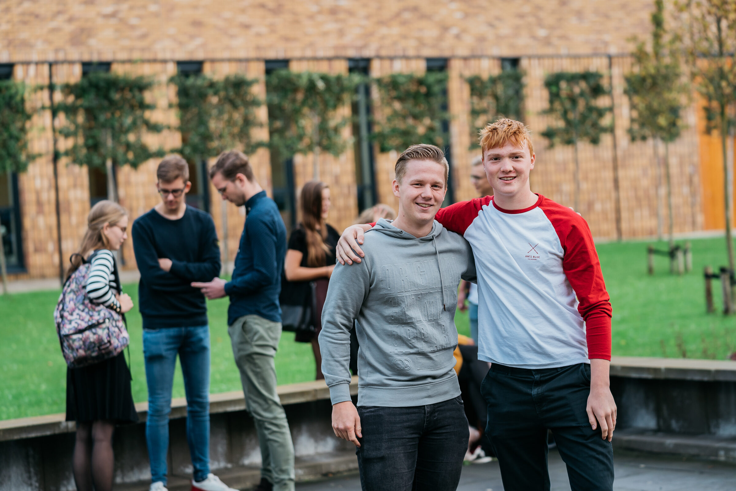 Studenten van de opleiding Logistiek